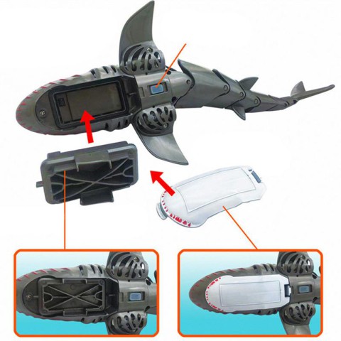 Човен на радіокеруванні SHT FY666 Shark 2.4G Grey