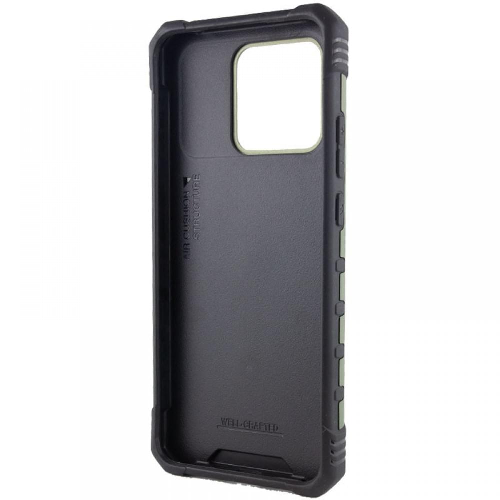 Ударостійкий чохол Pathfinder Ring для Xiaomi Redmi 10C / Poco C40 Зелений / Army Green