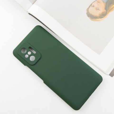 Чохол Silicone Cover Lakshmi Full Camera (AAA) для Xiaomi Redmi Note 10 Pro / 10 Pro Max Зелений / Cyprus Green