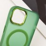 Чохол TPU+PC Lily with MagSafe для Apple iPhone 14 (6.1") Army Green