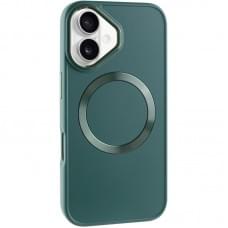 TPU чехол Bonbon Metal Style with MagSafe для Apple iPhone 16 (6.1")