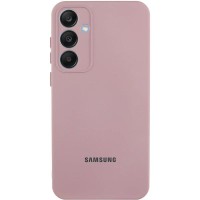 Чохол Silicone Cover Lakshmi Full Camera (AA) with logo для Samsung Galaxy S24 FE Рожевий / Pink Sand
