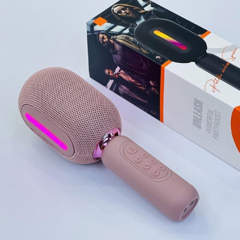 Караоке Мікрофон-колонка KMC300 Pink