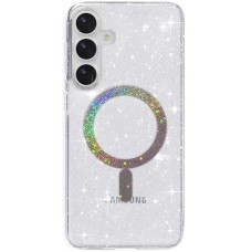 Чохол TPU Eclipse Sparkle (MagFit) для Samsung Galaxy S25 / S24 Clear