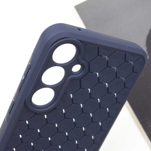 Чохол TPU Honeycomb для Samsung Galaxy A35 Темно-синій / Midnight blue