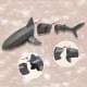 Човен на радіокеруванні SHT FY666 Shark 2.4G Grey