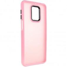 Чохол TPU+PC Lyon Frosted для Xiaomi Redmi Note 9s / Note 9 Pro / Note 9 Pro Max Pink