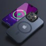 TPU+PC чохол Metal Buttons with MagSafe Colorful для Apple iPhone 13 Pro Max (6.7") Синій