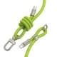 Дата кабель-шнурок Hoco GH7 Elegant Type-C to Type-C (1.8m) Fluorescent Green