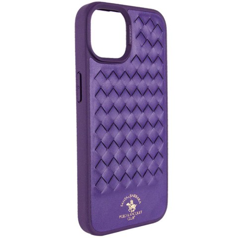 Шкіряний чохол Polo Santa Barbara для Apple iPhone 14 Plus (6.7") Purple