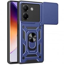 Чохол Ummi Camshield Serge Ring для Xiaomi Poco M7 Pro 5G Синій