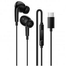 Навушники Borofone BM100 Pro Fuente universal with microphone (Type-C/1.2m) Black