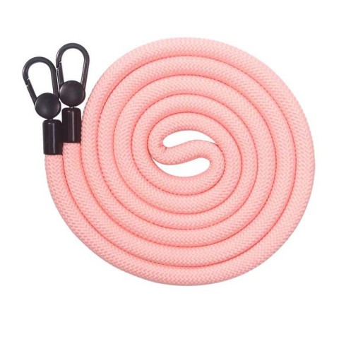 Чохол TPU Transparent with Straps для Apple iPhone 13 Pro Max (6.7") Light Pink