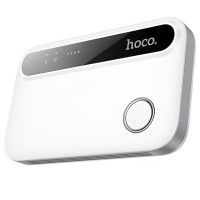 Портативний модем WiFi роутер Hoco HI41 150Mbps (Micro SIM) 2100 mAh White