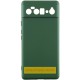 Чохол TPU GETMAN Liquid Silk Full Camera для Google Pixel 9 Зелений / Dark green