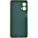Чохол TPU GETMAN Liquid Silk Full Camera для Motorola Moto G24 Зелений / Dark green