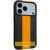 Шкіряний чохол Rally with MagSafe для Apple iPhone 17 Air (6.5") Black / Orange