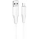 Дата кабель Borofone BX119 New USB to Lightning 2.4A (1m) White