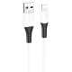 Дата кабель Hoco X82 Silicone USB to Lightning 2.4A (1m) White