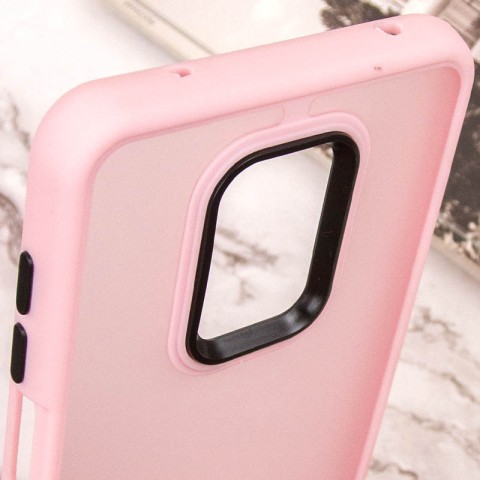 Чохол TPU+PC Lyon Frosted для Xiaomi Redmi Note 9s / Note 9 Pro / Note 9 Pro Max Pink