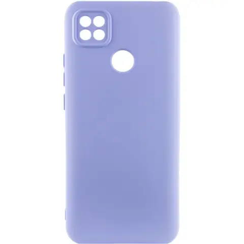 Чохол Silicone Cover Lakshmi Full Camera (AA) для Xiaomi Redmi 10A Бузковий / Dasheen
