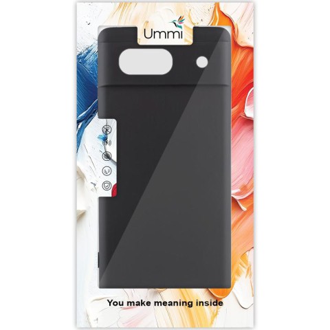 Чохол Silicone Cover Ummi Lakshmi Full Camera (AA) для Google Pixel 7a Чорний / Black