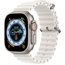 Ремінець Ocean Band для Apple watch 42mm/44mm/45mm/49mm Білий / White