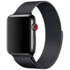 Ремінець Milanese Loop Design для Apple watch 38mm/40mm/41mm Чорний