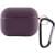 Силіконовий футляр з мікрофіброю для навушників Airpods Pro 3 Фіолетовий / Elderberry