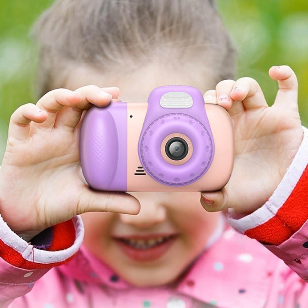 Дитяча фотокамера Hoco DV201 Dual lens Pink