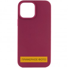 Чохол Silicone Case Full Protective (AA) NO LOGO для Apple iPhone 16 (6.1") Бордовий / Maroon