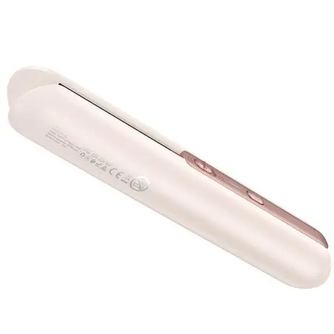 Бездротовий випрямляч для волосся Hoco HP46 Explicit with digital display Pink