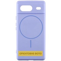 Чохол Silicone Cover Lakshmi Full Camera (AA) with MagFit для Google Pixel 8 Бузковий / Dasheen