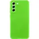 Чохол TPU GETMAN Liquid Silk Full Camera для Samsung Galaxy S21 FE Салатовий / Neon Green