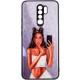 TPU+PC чохол Prisma Ladies для Xiaomi Redmi 9 Black in White