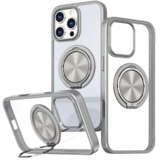 TPU+PC чехол Metal Ring with MagSafe для Apple iPhone 16 Pro (6.3")