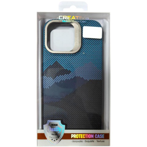 TPU чохол Pixel Craft with MagSafe для Apple iPhone 16 Pro Max (6.9") Mountain Blue