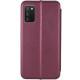 Шкіряний чохол-книжка Classy для Samsung Galaxy A03s / A02s Бордовий