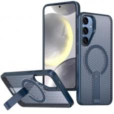Чохол TPU Breeze with MagSafe stand для Samsung Galaxy S25+ / S24+ Blue