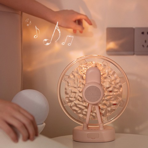 Проектор-нічник ZAY-L07 Sky Wheel 2in1 + Bluetooth колонка Pink