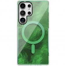 Чохол TPU Shiny Mountain (MagFit) для Samsung Galaxy S26 Ultra Green