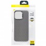 Чохол TPU+PC Carbon with MagSafe для Apple iPhone 13 Pro (6.1") Grey