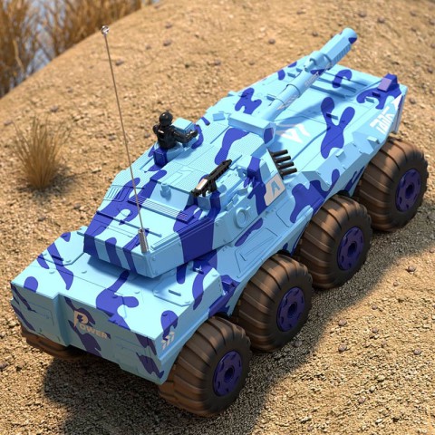Бронетранспортер-амфібія на радіокеруванні SCHE Y1802 Blue