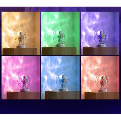 Проектор-нічник ZAY-L07 Sky Wheel 2in1 + Bluetooth колонка Pink