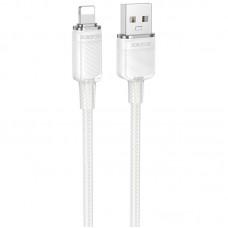 Дата кабель Borofone BU56 Succeed USB to Lightning 2.4A (1.2m) White