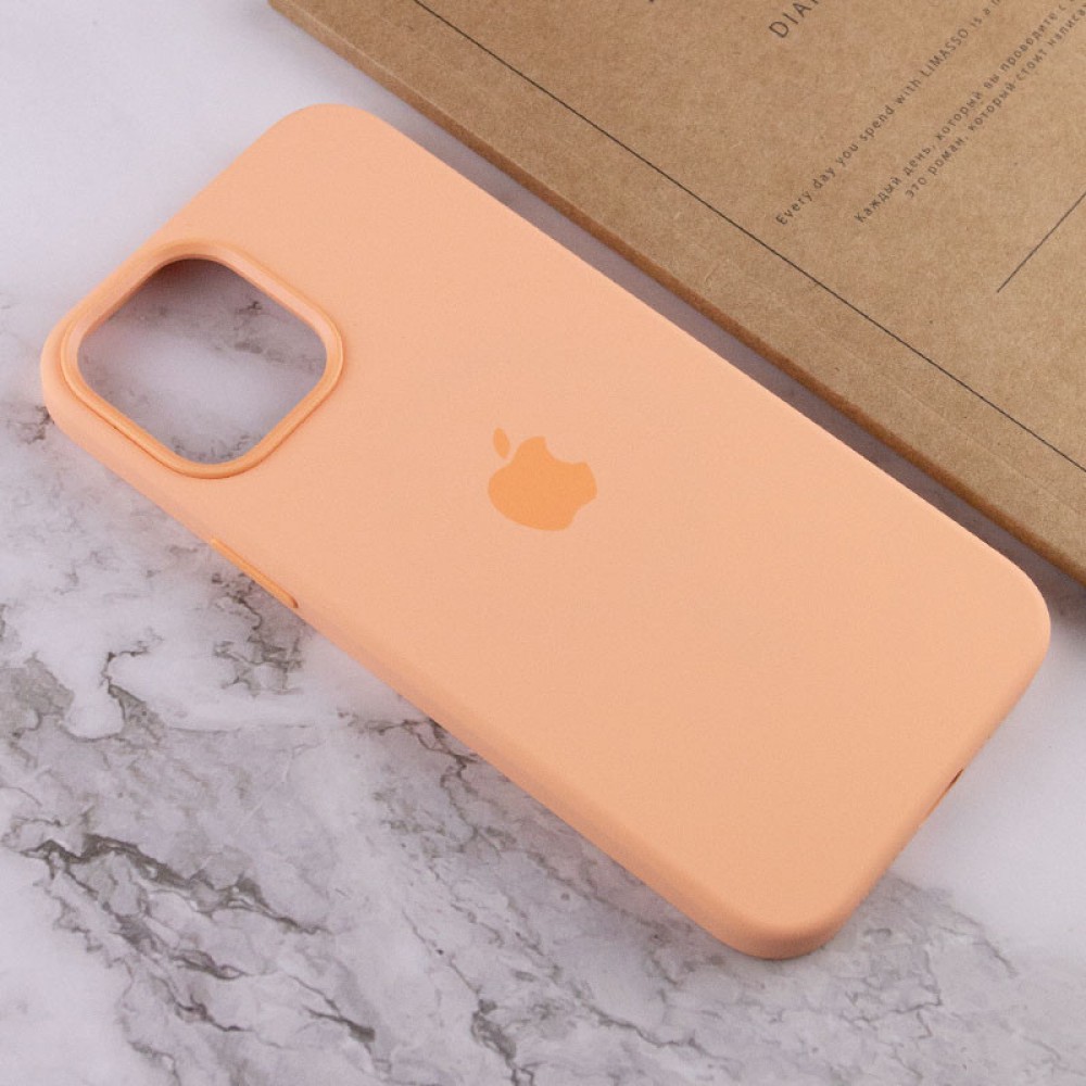 Чехол Silicone case (AAA) with Magsafe and Animation для Apple iPhone 12 Pro Max (6.7")