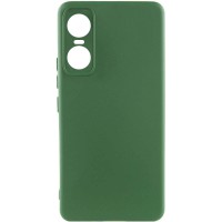 Чохол Silicone Cover Lakshmi Full Camera (A) для Tecno Pop 6 Pro Зелений / Dark green
