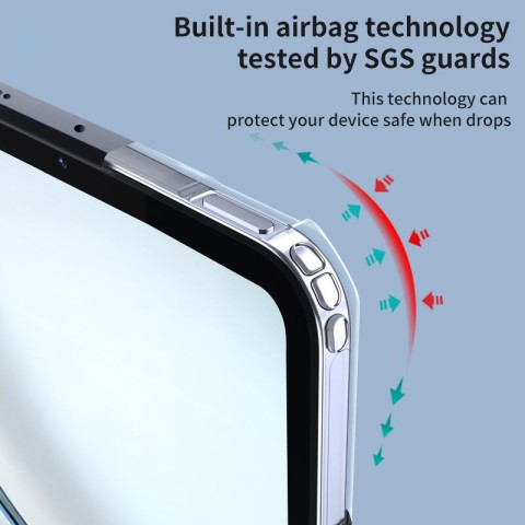 TPU+PC чохол Xundd c посиленими кутами для Apple iPad 10.9" (2022-24) / 11" (A16) 2025 Чорний