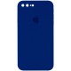 Чохол Silicone Case Square Full Camera Protective (AA) для Apple iPhone 7 plus/8 plus (5.5") Синій / Deep navy