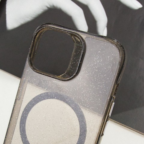 Чохол TPU Radiance with MagSafe для Apple iPhone 15 (6.1") Black